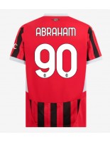 Moške Nogometnih dresov AC Milan Tammy Abraham #90 Domači 2024-25 Kratki rokavi